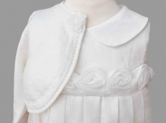 Bolero alb cu trandafirasi