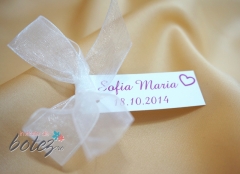 Cardulet personalizabil cu funda alba