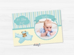 Marturie de botez poza magnetica Blue Sky