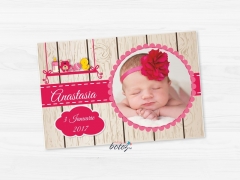 Marturie de botez poza magnetica Happy Lady