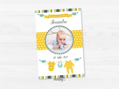 Marturie de botez poza magnetica Little Man