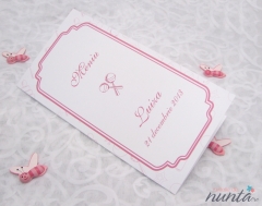 Meniu de botez Pink Toys