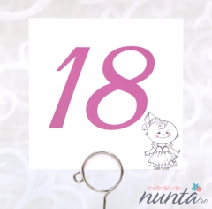 Numar de masa cu bebelus Happy Girl