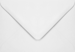 Plic dreptunghiular alb mat