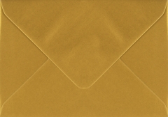 Plic dreptunghiular mic auriu