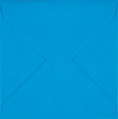 Plic patrat mare albastru-turcoaz