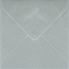 Plic patrat mare argintiu
