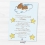 Invitatie Baby Bear in the clouds